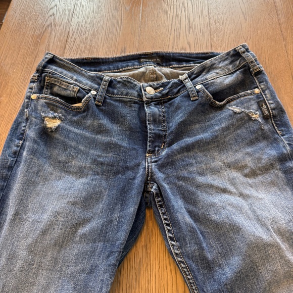 Western Style “Elyse” Silver Jean - Picture 2 of 6